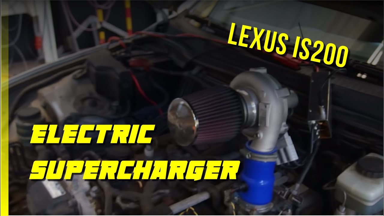 Dyno testing Electric supercharger on Lexus IS200 TorqAmp