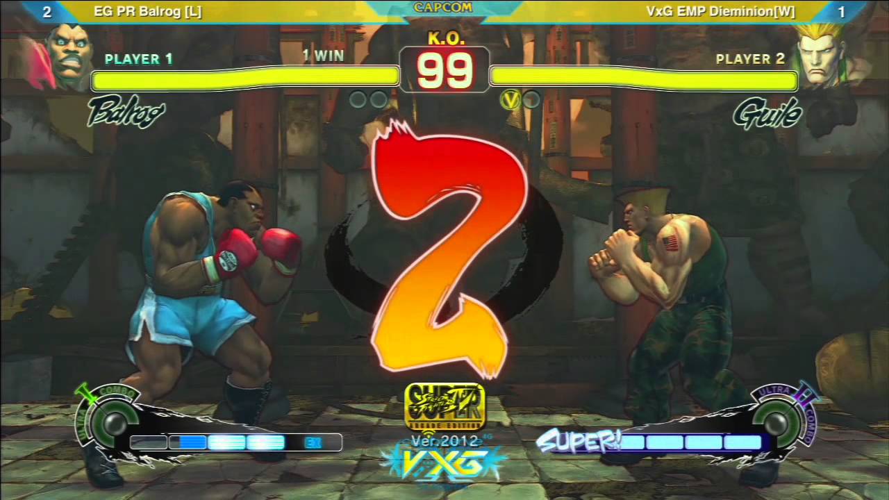 VxG2013: EG PR Balrog vs VxG EMP Dieminion - SSF4: AE Ver. 2012 - Grand Finals