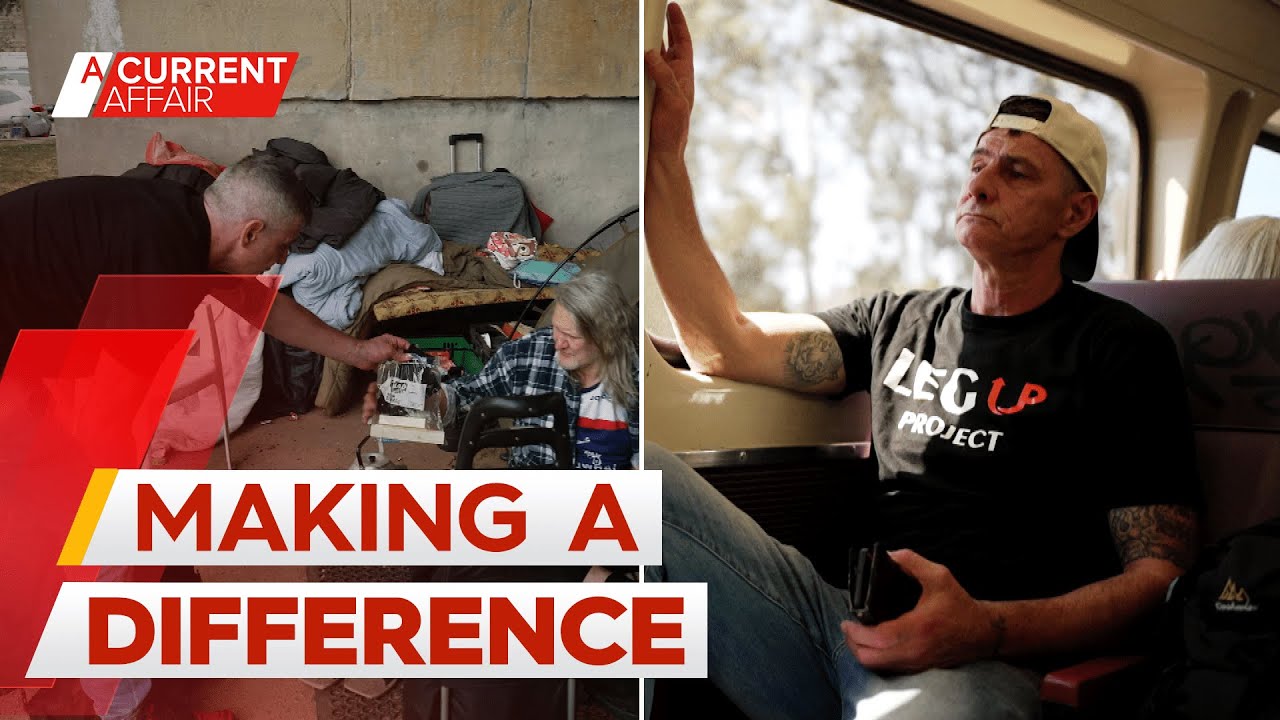 Abuse victim and former addict turns pain into purpose with charity project | A Current Affair