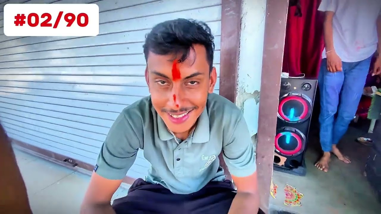Day 02 of 90 Day Challenge | Friends Ke Sath Rangpanchami Celebration 🎨#sourabhsharmadailyvlog 