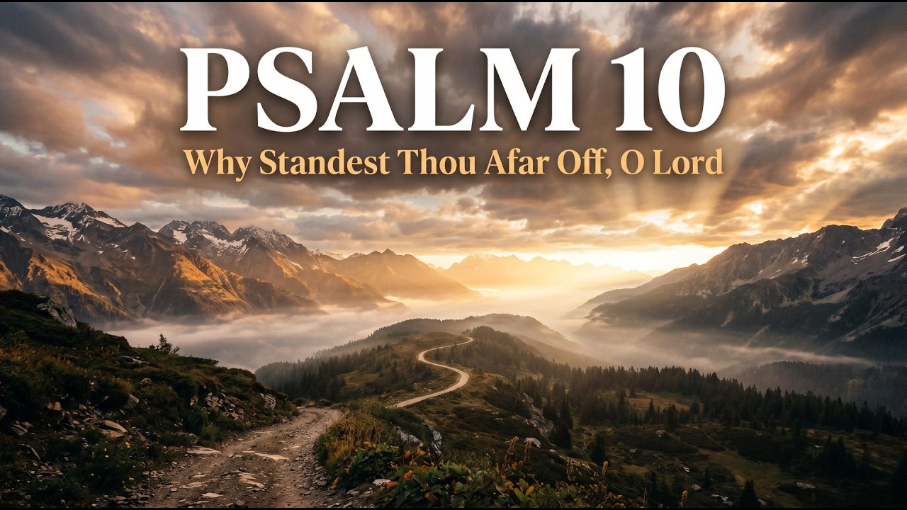 Psalm 10 | A Prayer for the Oppressed | Word-for-Word KJV (Slow Meditation)
