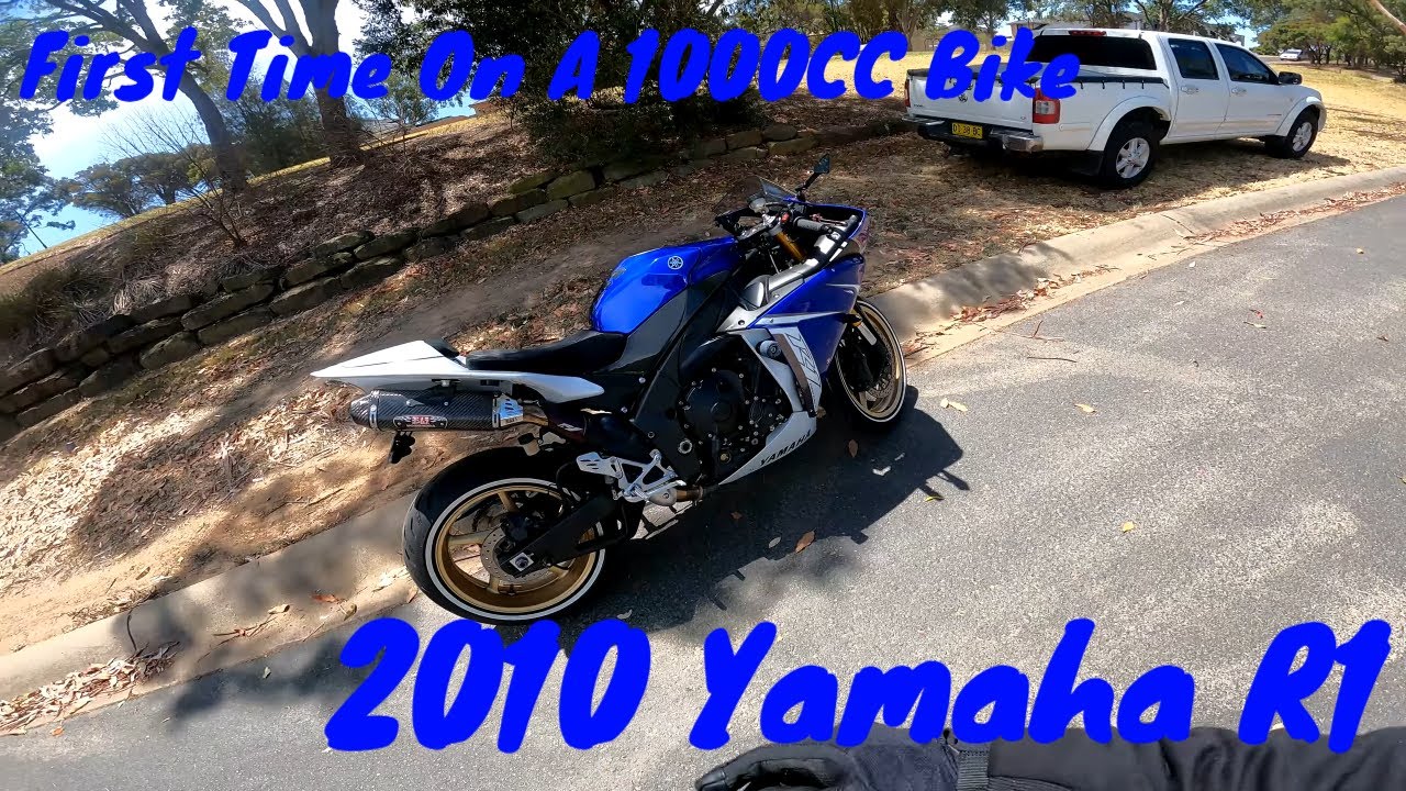 First Time Riding A 1000CC Bike | 2010 Yamaha R1 | Big Bang R1