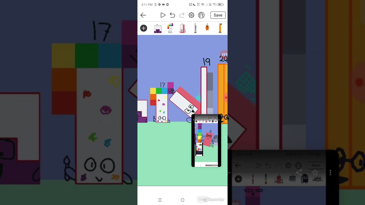 Number blocks from 69