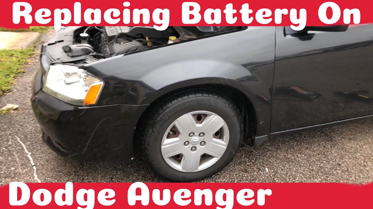 How To Remove A Battery On A 2007 - 2014 Dodge Avenger DIY