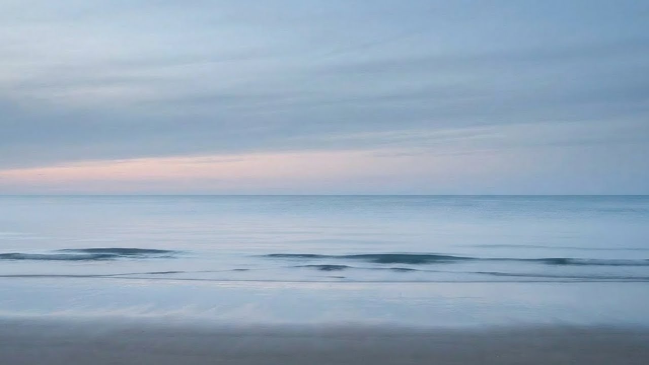 Beach Dawn Ambience | Calm Waves & Pastel Skies