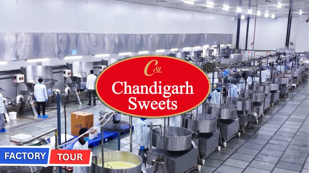 Where India’s Sweet Magic Happens! | Chandigarh Sweets Factory Tour | Sonipat, Haryana
