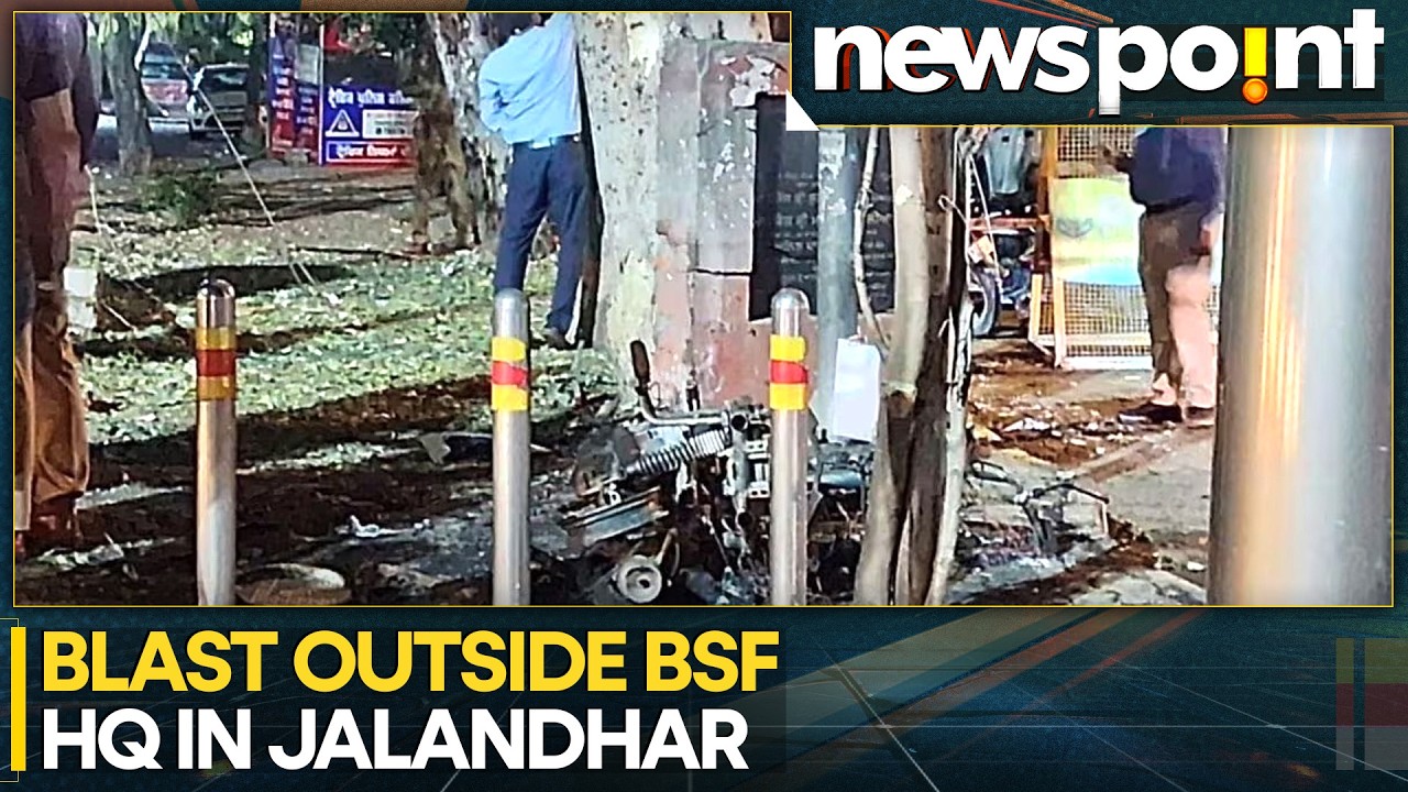 Jalandhar HQ Blast: CCTV Footage Shows People Running for Cover As Scooter Explodes | WION NEWSPOINT