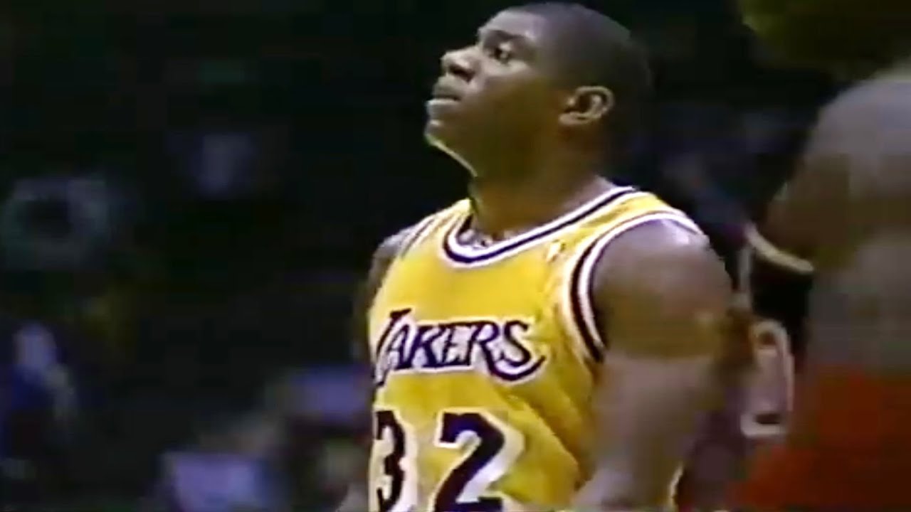 Magic Johnson - 30pts 16ast 7reb (1989 WC1R Game 1) vs. Trailblazers
