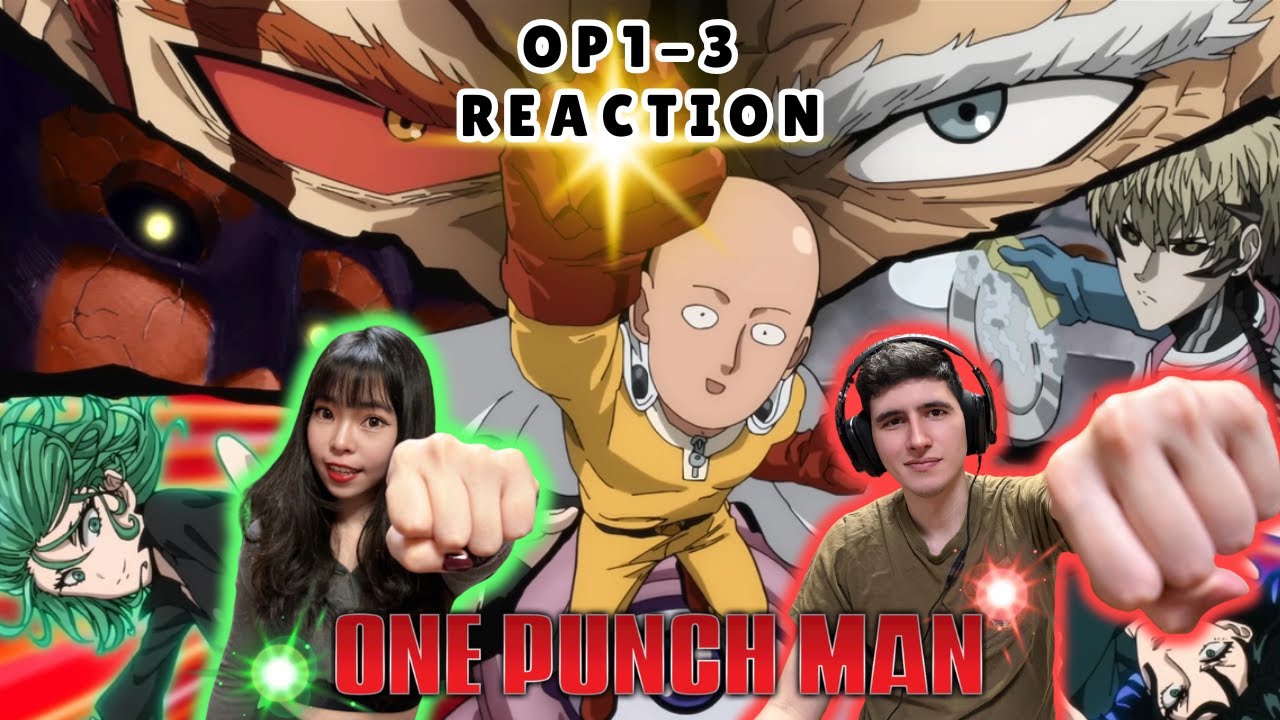 Non Anime Fan Reacts To All One Punch Man Openings (1-3)