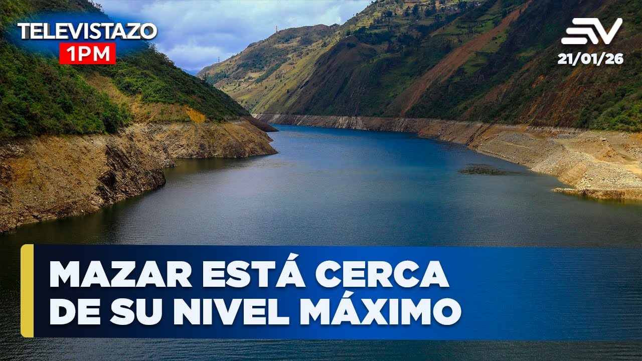 Mazar está cerca de su nivel máximo | Televistazo 1PM Noticias 21 enero 2025