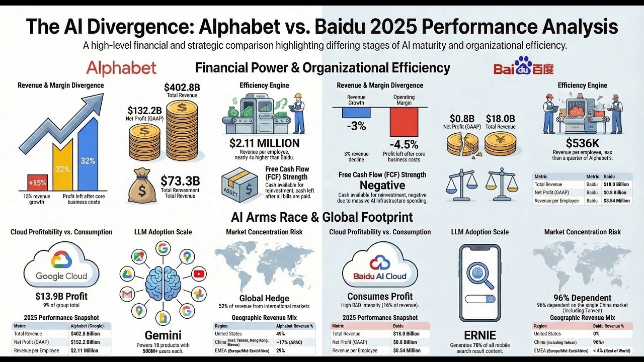 Google vs 百度(Baidu)！AI戦線で「サイフに穴」が開いているのはどっちだ？｜2025最新決算分析