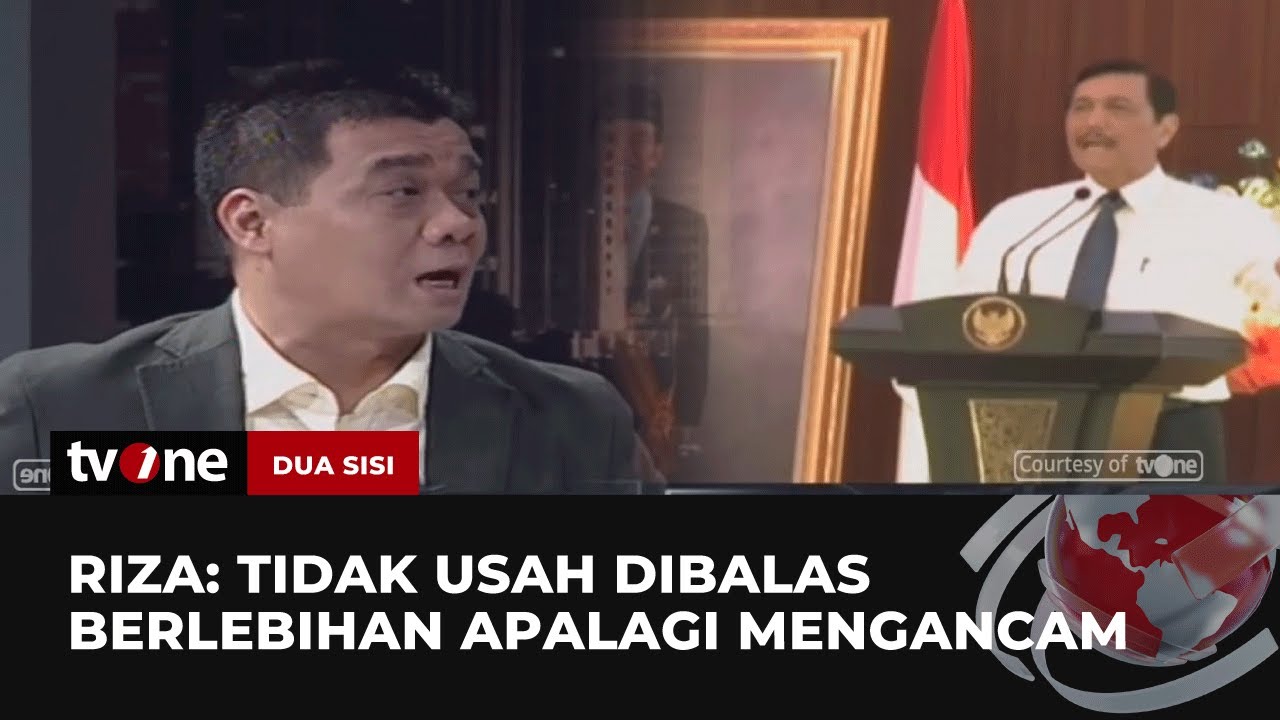 Momen Reza Patria Sentil Pernyataan Luhut ke Amien Rais yang Dinilai Mengancam | Dua Sisi tvOne