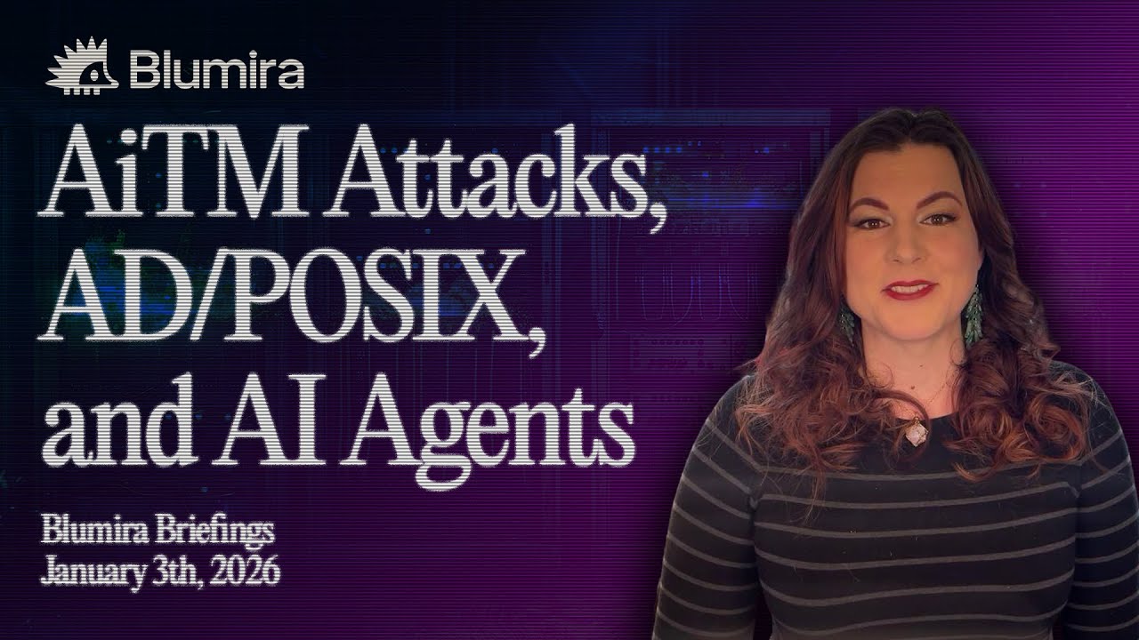 New Year, New Blumira Briefing: AiTM Attacks, AD/POSIX, and AI Agents