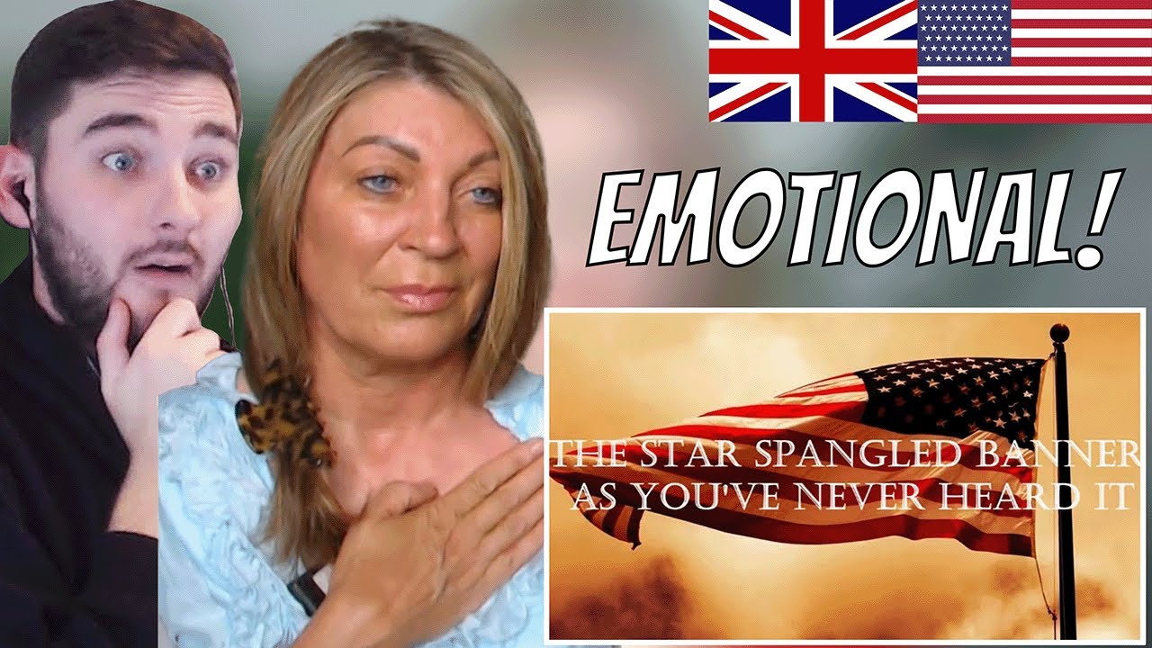 British Mum Reacts to The Star Spangled Banner As You've Never Heard It!  (Emotional)