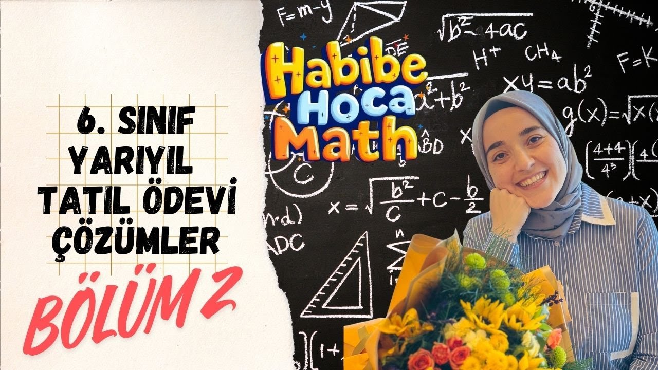6. sınıf Yarıyıl Tatil Ödevi Çözümleri Bölüm 2