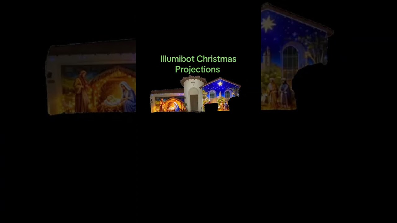 Illumibot Christmas Projections#christmas #christmas2025 #illumibot #howtoillumibot