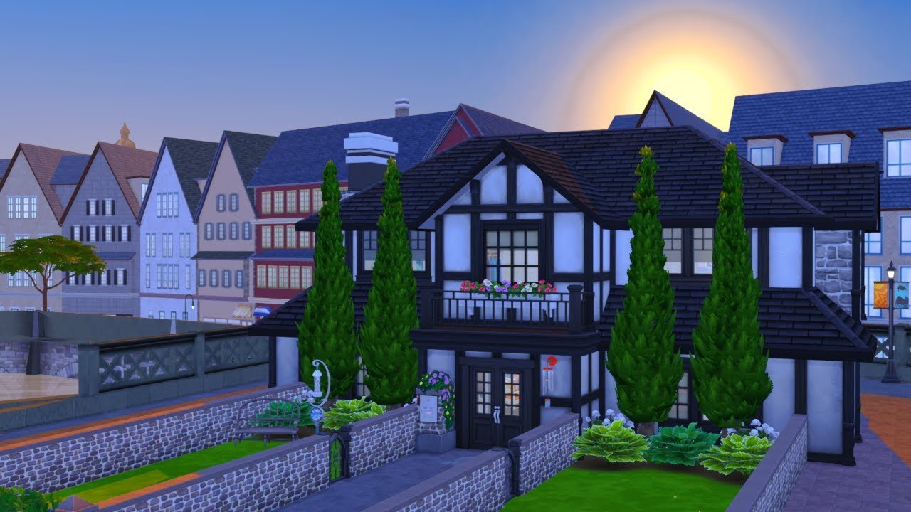 TUDOR ROOMIES || Building Up Windenburg || The Sims 4 Speed Build