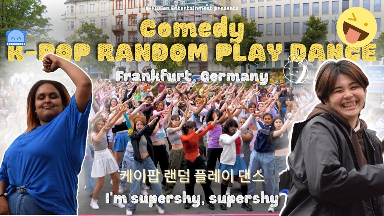 [4K in Public] 🤪K-POP RANDOM PLAY DANCE WITH FUNNY CHOREOS!🤪FRANKFURT, GERMANY| K-Fusion Ent.