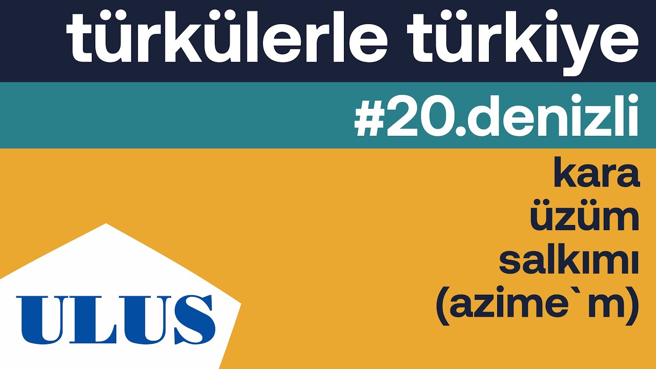 Erol Köker - Kara Üzüm Salkımı (Azime'm) | Denizli Türküleri