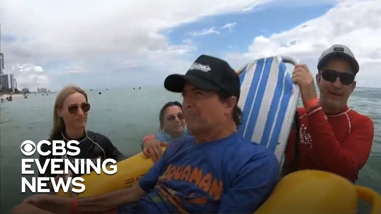 Volunteers make Florida beach accessible to all