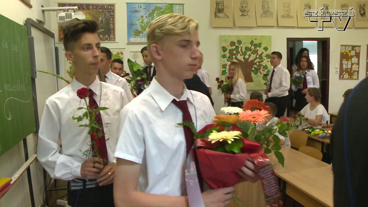 Ballagás és évzáró az iskolában 2018