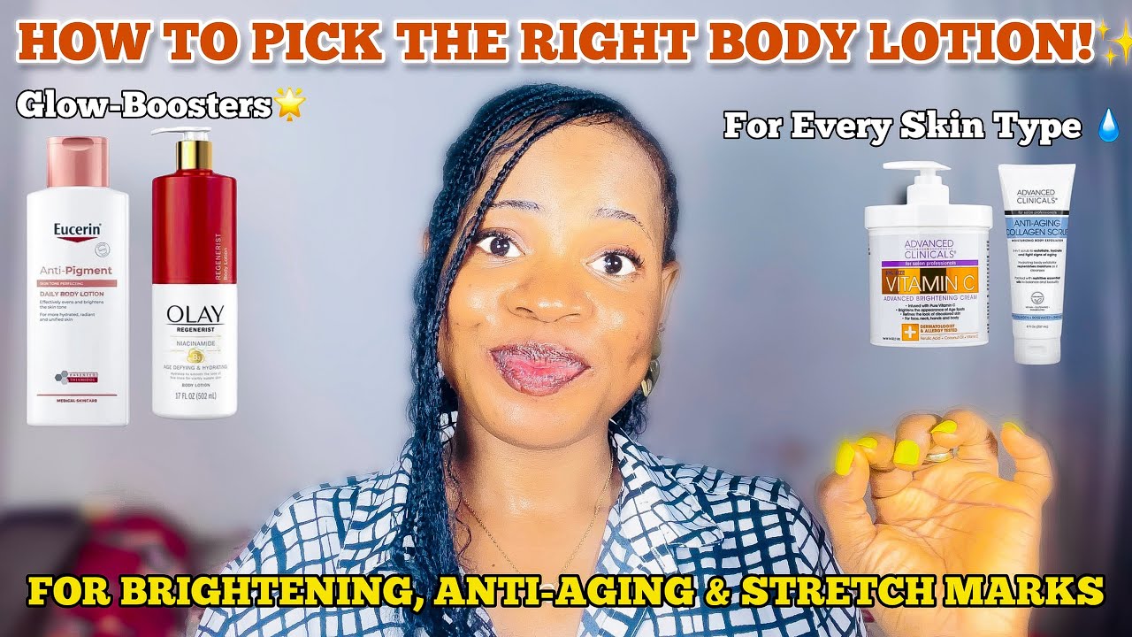 HOW TO PICK THE RIGHT BODY LOTION & CREAM FOR YOUR SKIN TYPE✅Best Lotions for Glowing Skin Explained
