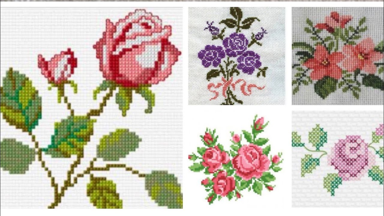 Easy cross stitch ason design//New dusuti design for pillow cover