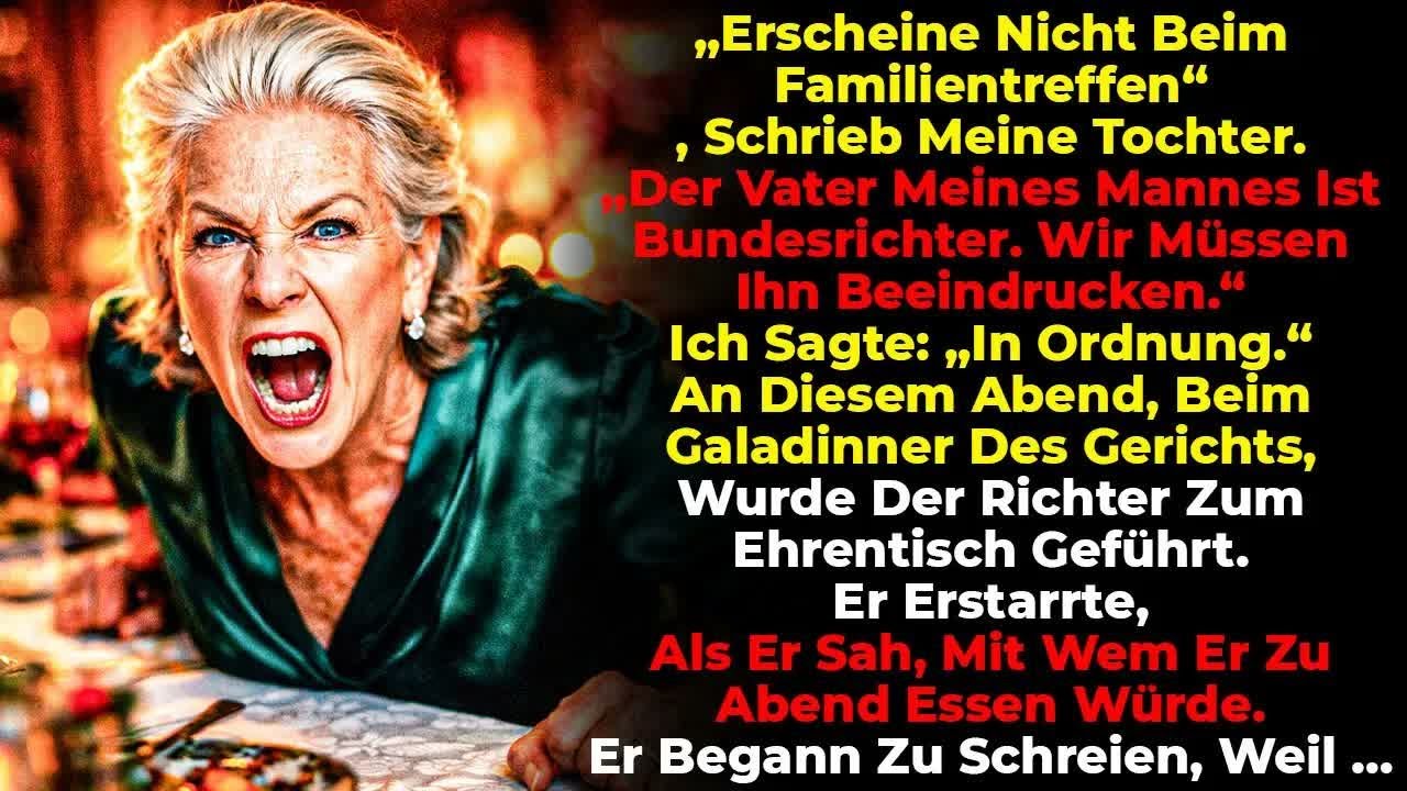 Meine Tochter sagte „Halt dich fern – mein Schwiegervater ist Richter“, bis sie an meinem Tisch