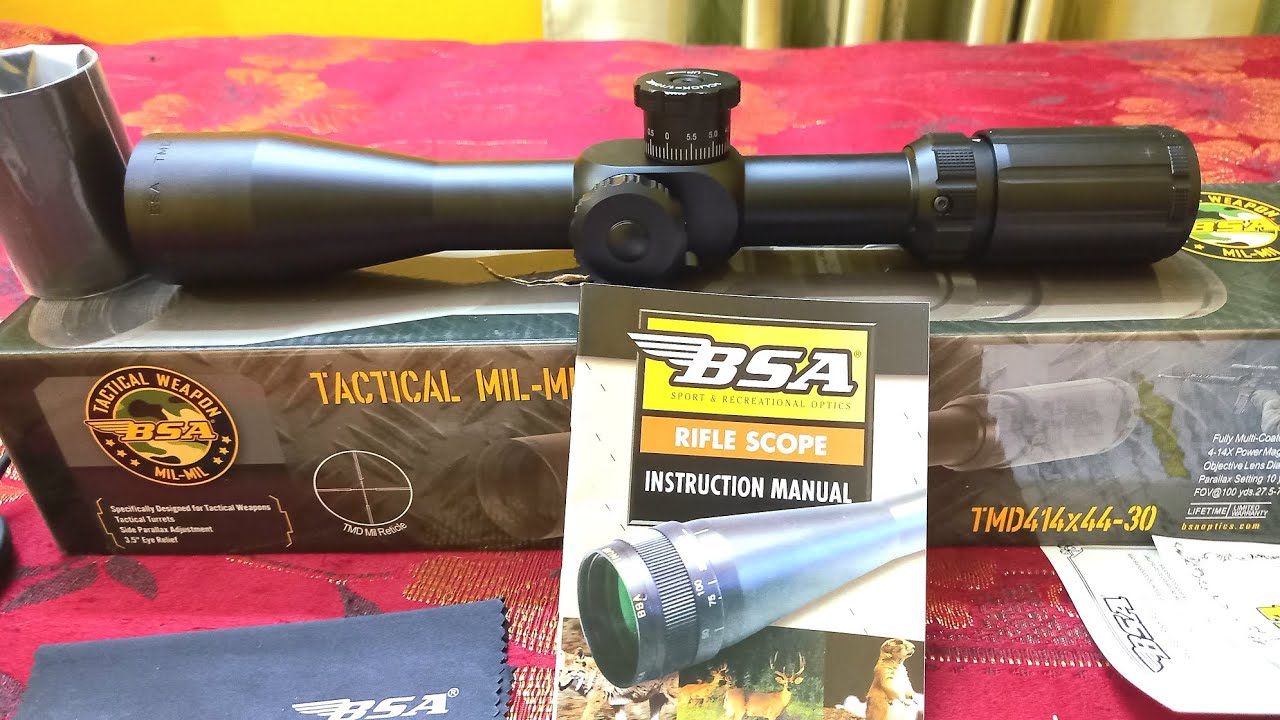 BSA TMD 4-14X44 SF FFP Scope OverView