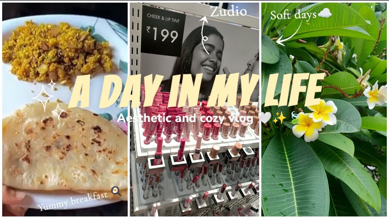A day in my life☁️🤍✨, aesthetic and cozy vlog🍃🍁 #oldvlogs 