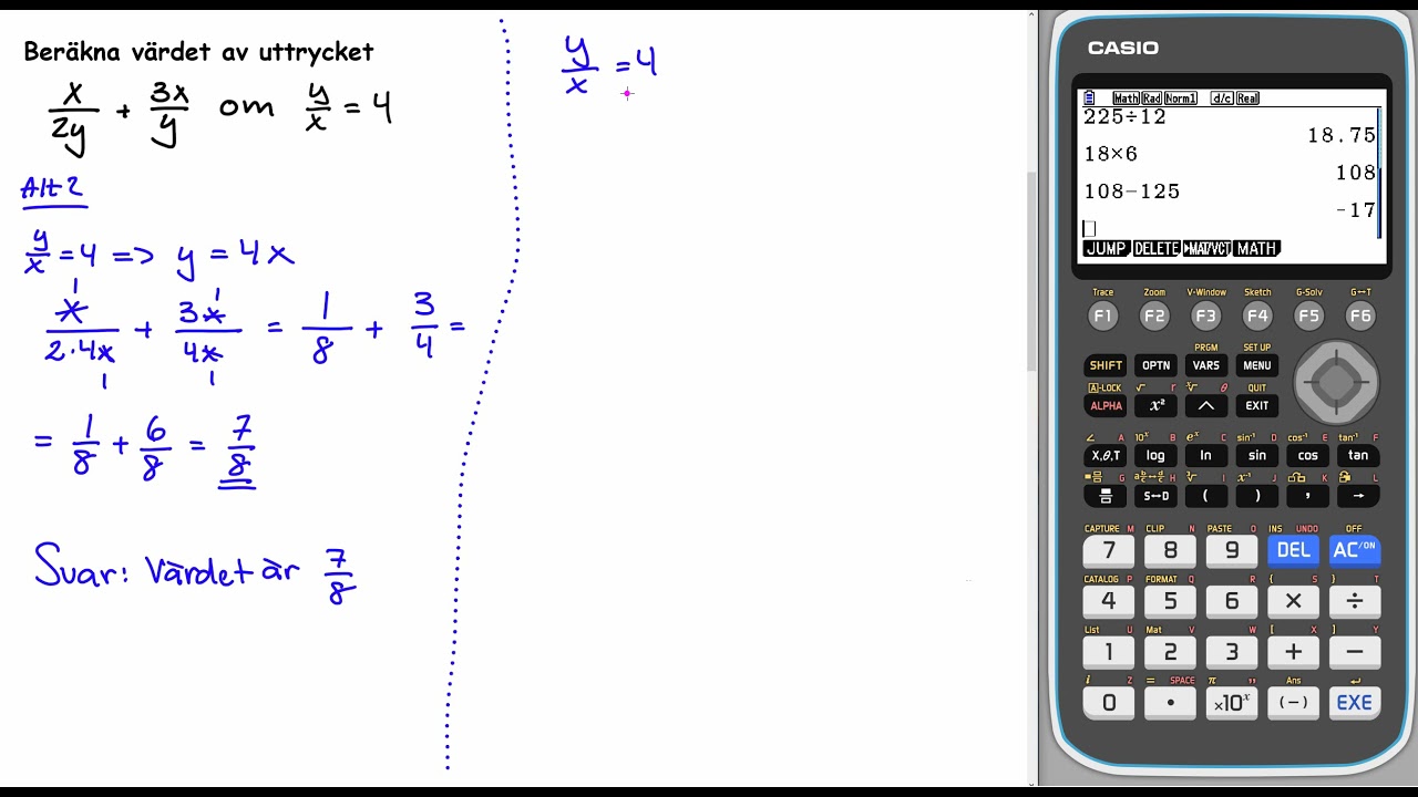 Matematik 5000+ 1b rev  ämnesplan Kap 1 Uppgift 1451 b