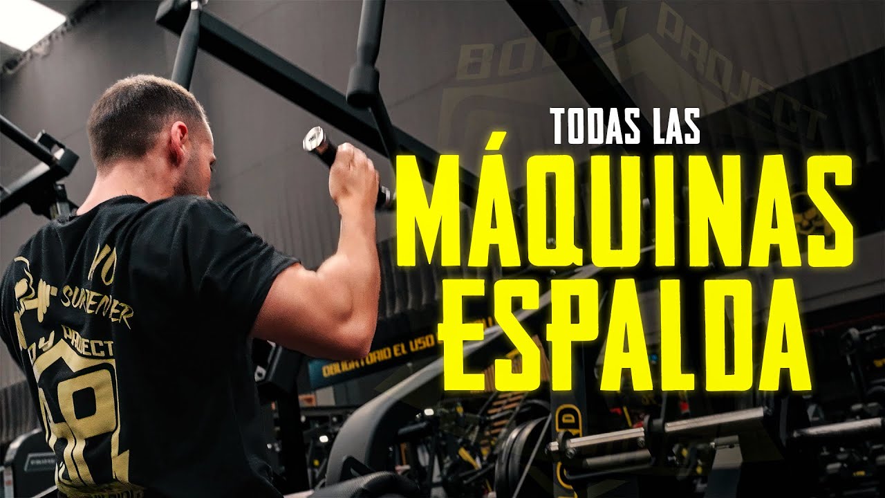 OS ENSEÑAMOS TODAS NUESTRAS MÁQUINAS DE ESPALDA!!!