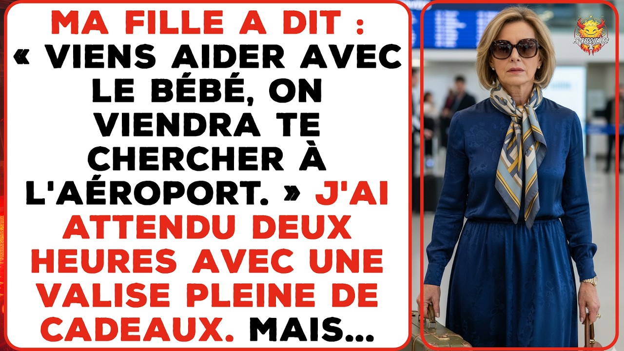 Ma fille a dit : « Viens aider avec le bébé, on viendra te chercher à l'aéroport. ». Mais...