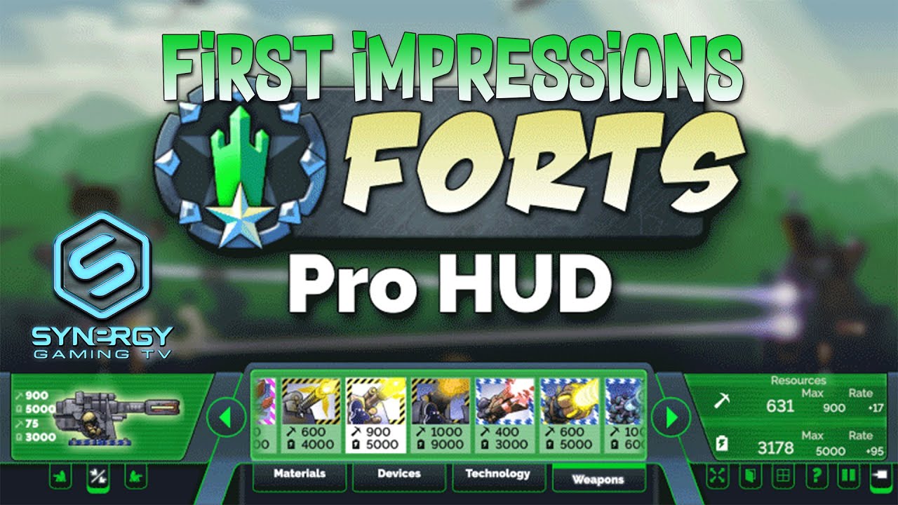 [First Impressions] Patch Notes for PRO HUD - Forts RTS