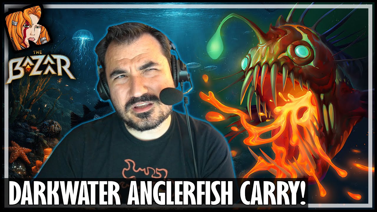 DARKWATER ANGLERFISH IS A TRUE CARRY! - The Bazaar