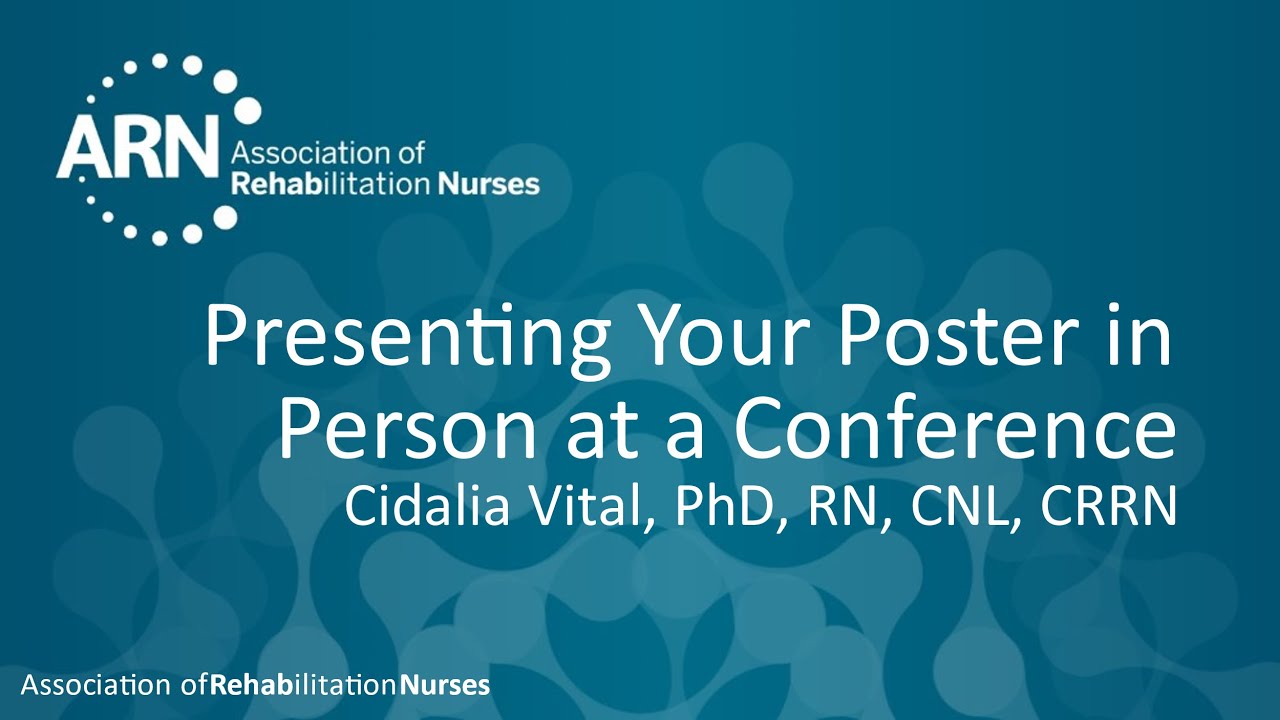 Poster Series (Part 3): Presenting Your Poster In Person at a Conference