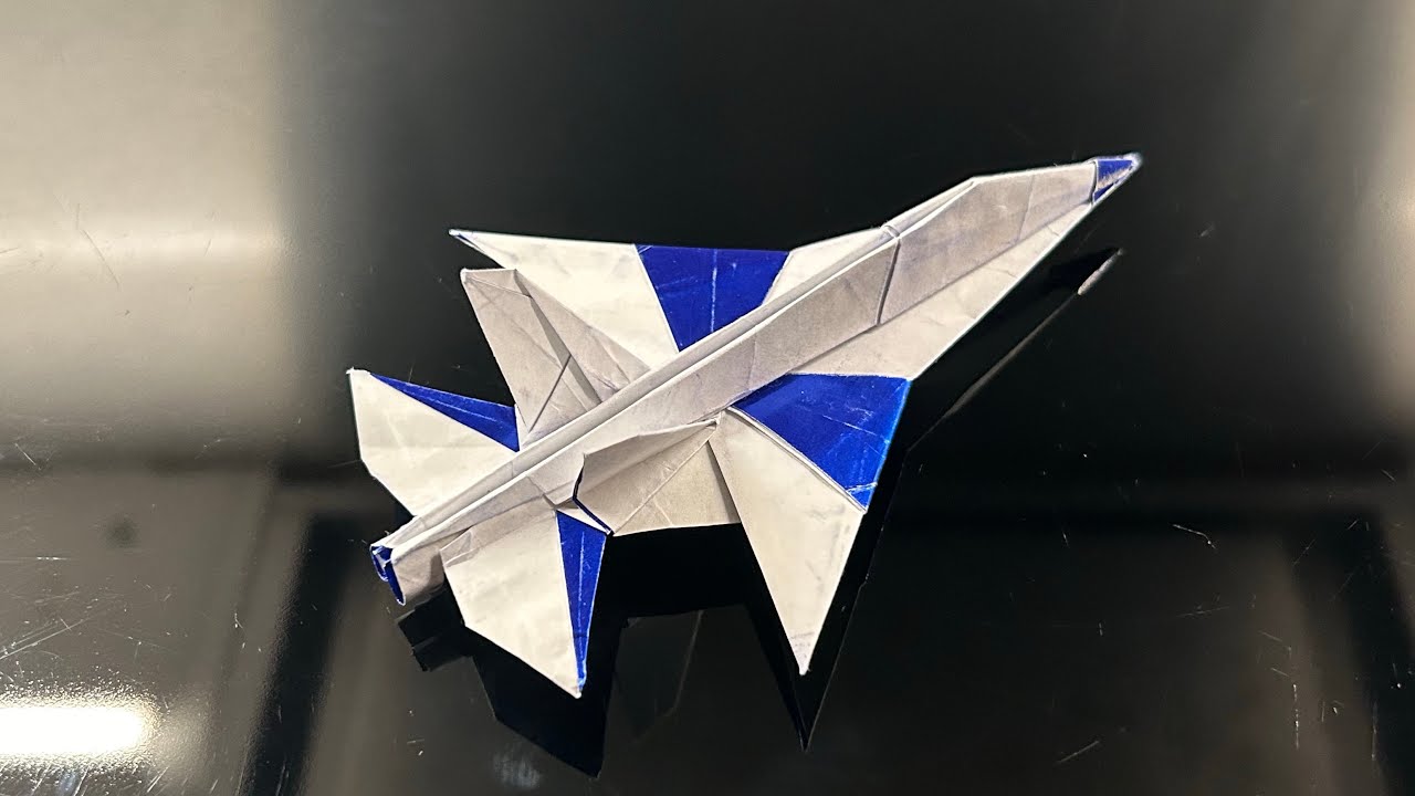 Sceptor Origami Fighter Jet Tutorial! (How To Fold A EPIC Paper Jet) Origami Paper Jet Tutorial