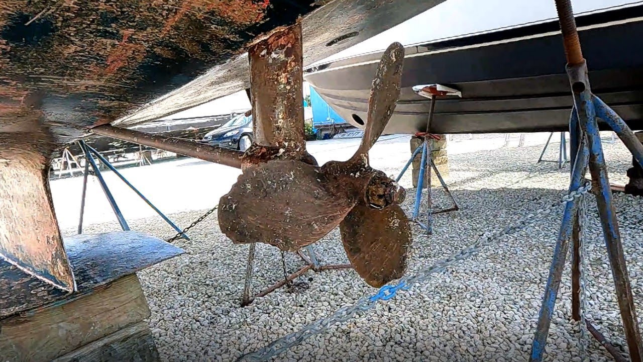 Sailboat Refit #22 - Setting Sail - Pull out and bottom paint then 150 miles to Tarpon Springs Fl.
