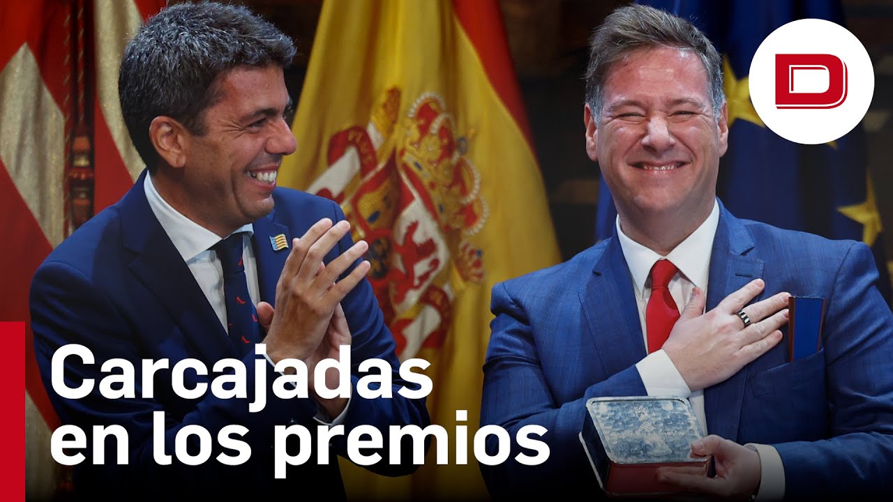 El humorista que ha echo reír a Carlos Mazón en el Día de la Comunidad Valenciana