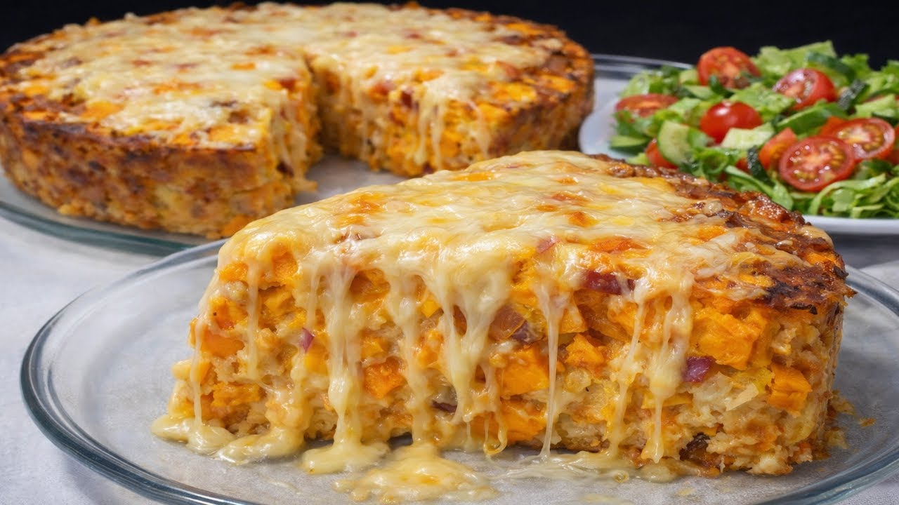 Receta de Pastel de Calabaza Salado | Fácil de Hacer
