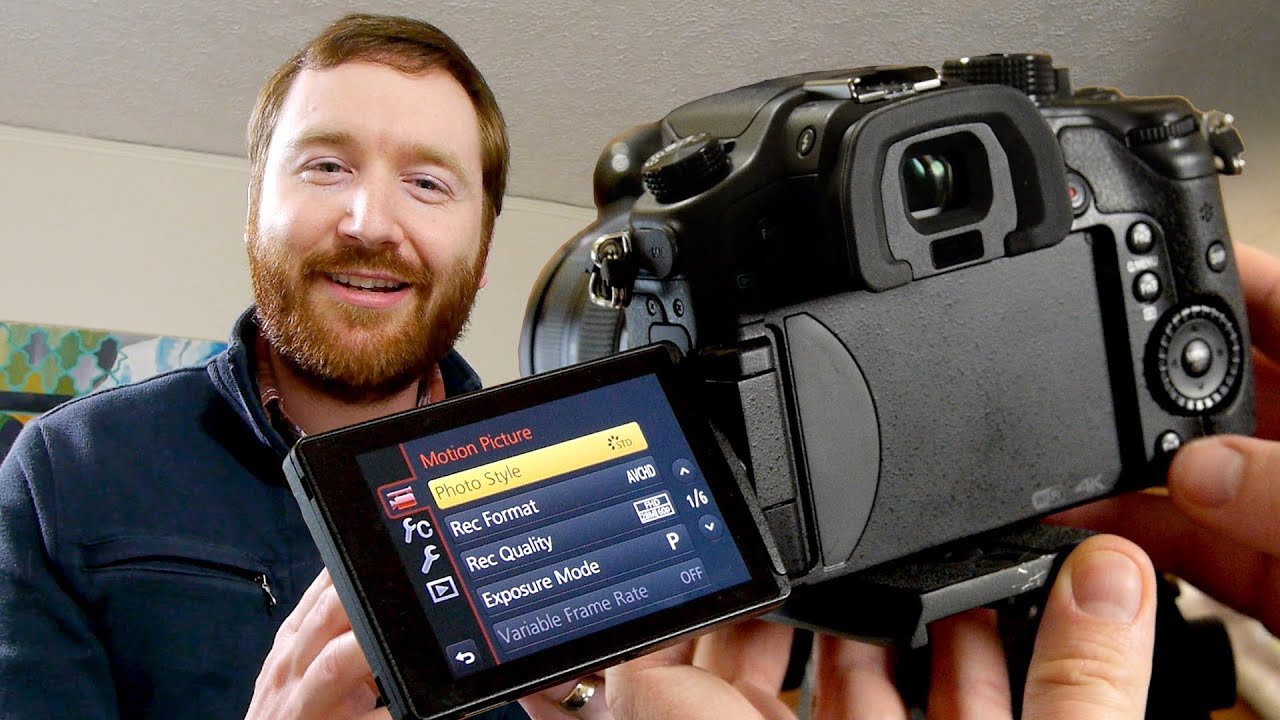 Как настроить новую камеру Panasonic GH4 для киносъемки