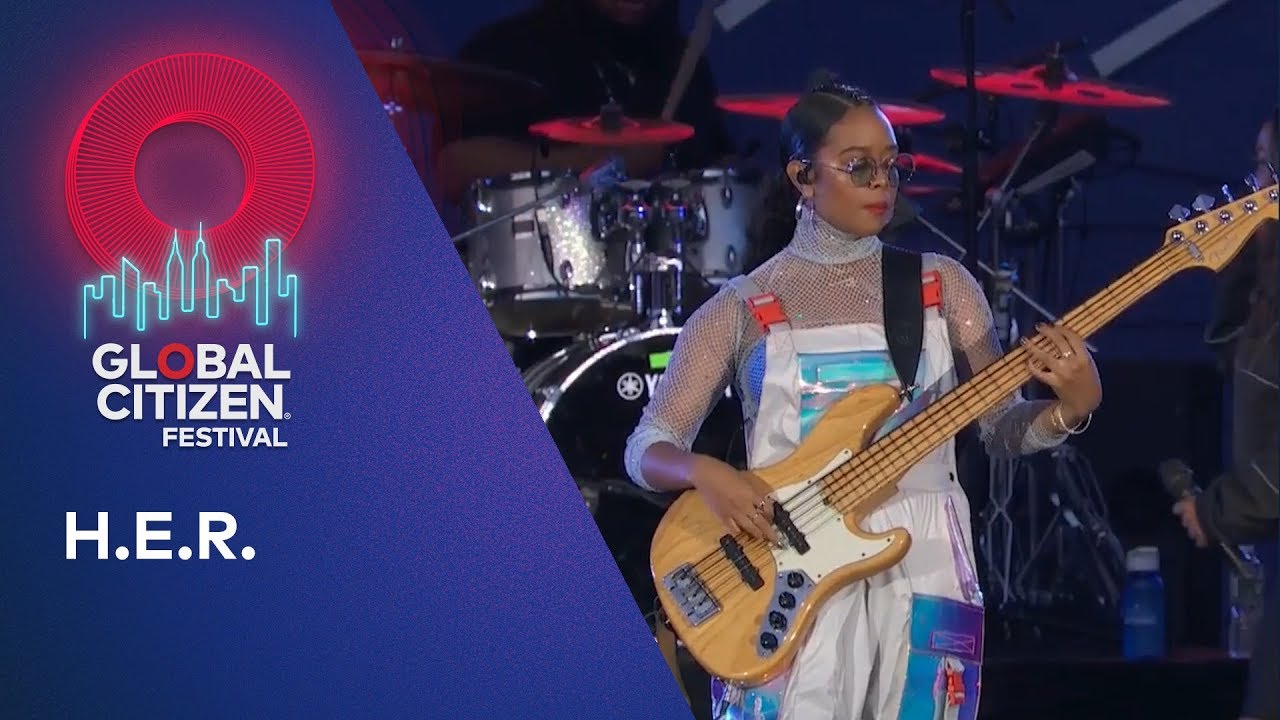 H.E.R. performs Carried Away | Global Citizen Festival NYC 2019