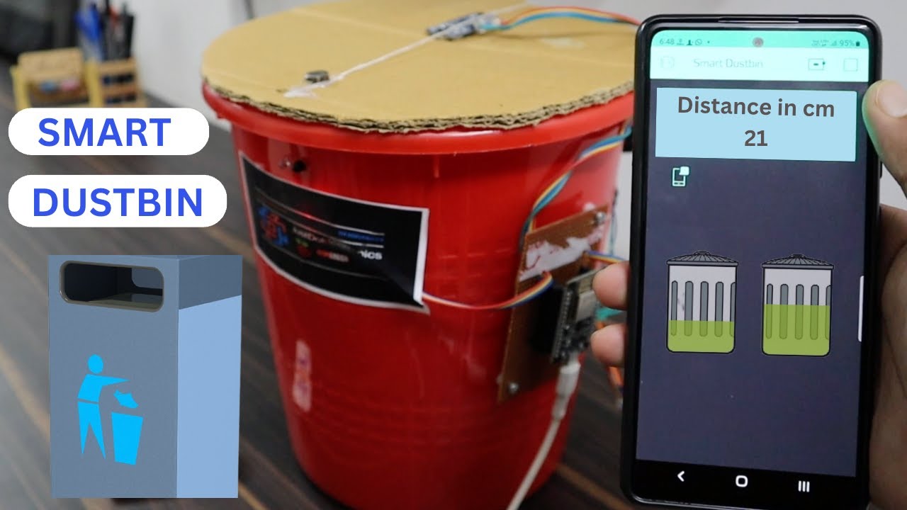 Умный мусорный бак с новым приложением Blynk2.0 на базе ESP8266