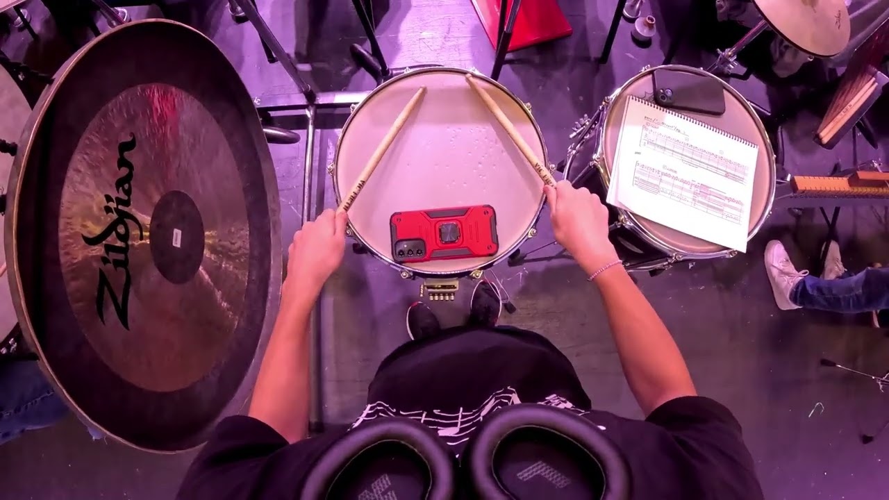 Lee County High School Wind Ensemble Spring Concert 2025 - Principal Percussionist POV