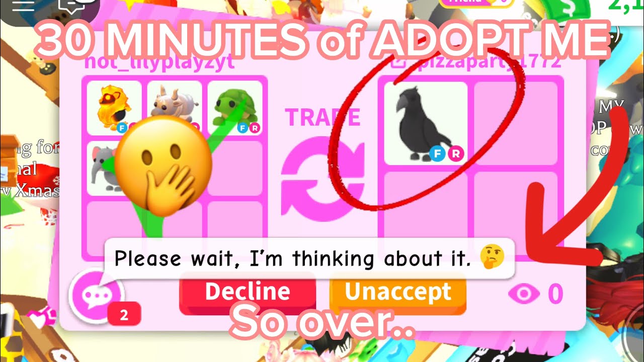 💫30 MINUTES of ADOPT ME TRADING💫 I got A HIGH TIER?! + Adopt me GIVEAWAY! Adopt me Roblox!
