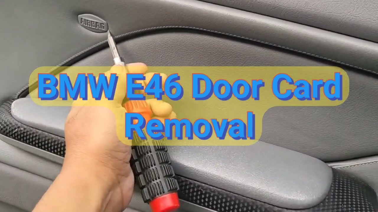 #BMW E46 Door Card Removal