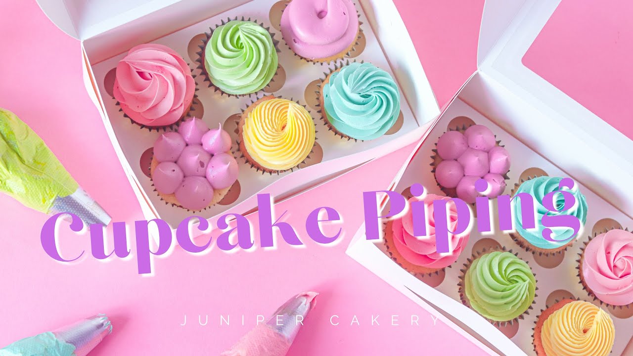 How to Pipe Cute Cupcakes! 🧁