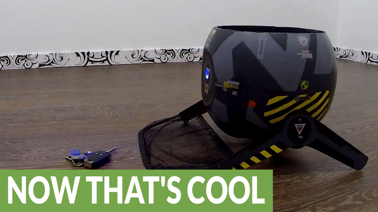 Homemade flying drone-ball invented in Russia