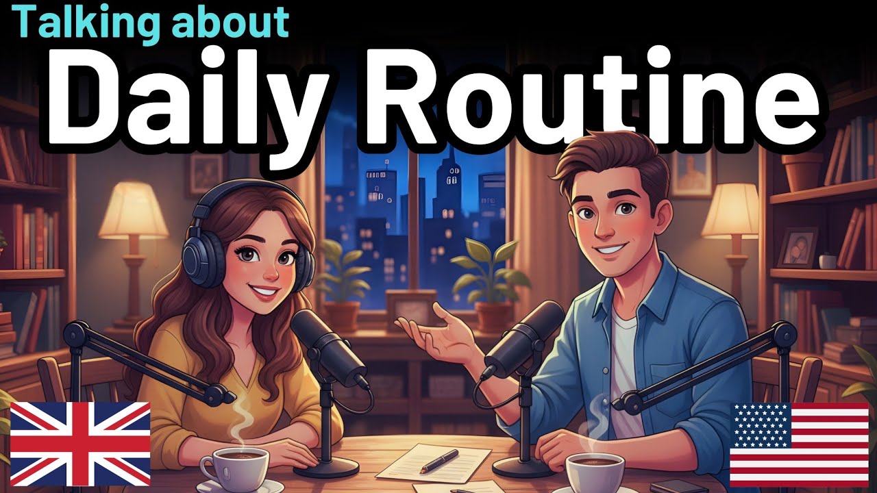 How to Talk About Your Daily Routine in English | Real English Conversation Practice