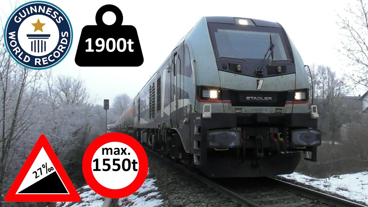 Dieselpower extrem - Rekord mit 1900t, Eurodual mit über 300t Grenzlast Überschreitung in Pirach